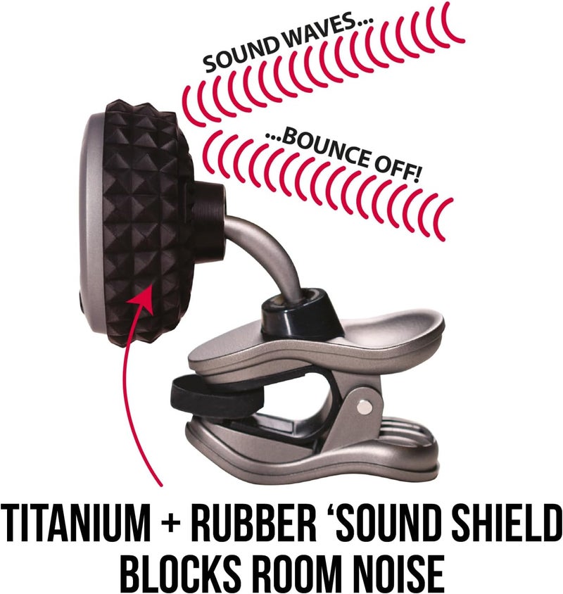 SNARK ST-8 Titanium Rechargeable Guitar Tuner (ST8-TITANIUM) - Image 3